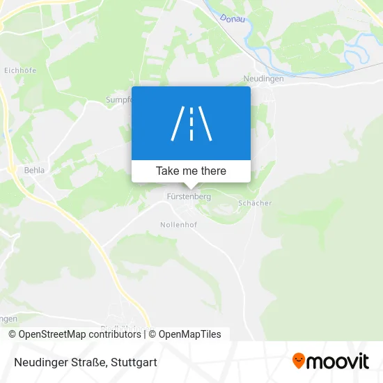 Карта Neudinger Straße