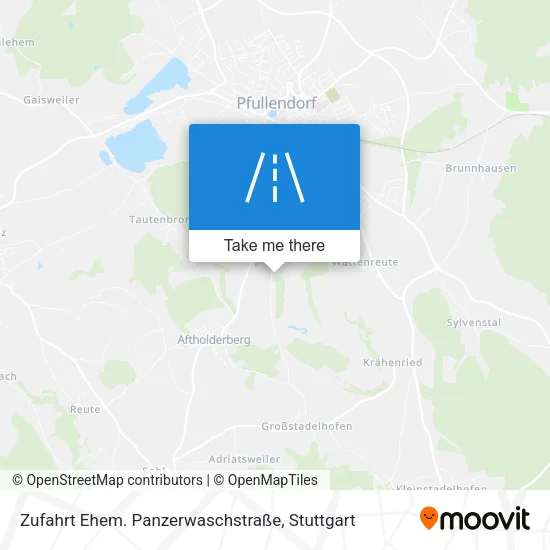 Карта Zufahrt Ehem. Panzerwaschstraße