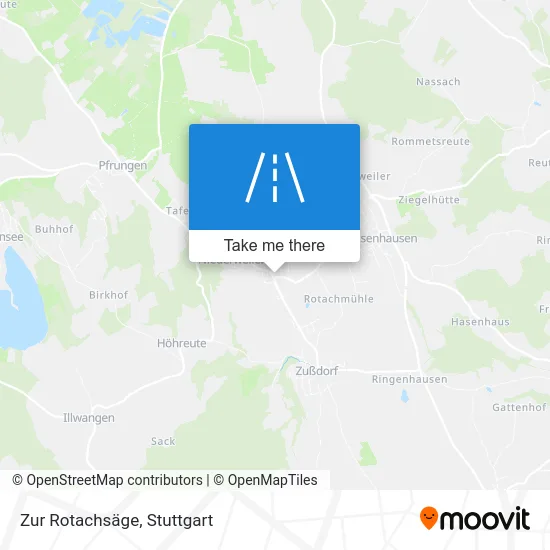 Карта Zur Rotachsäge