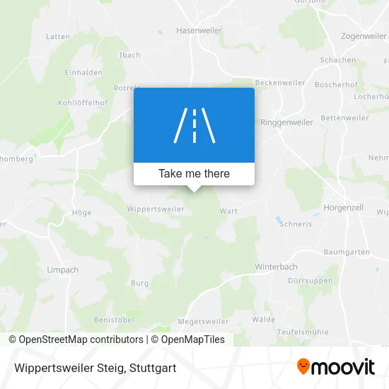 Карта Wippertsweiler Steig