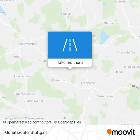 Gunatsreute map