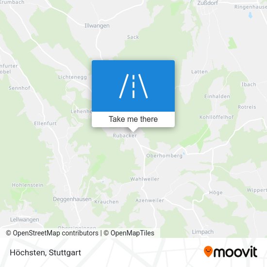 Карта Höchsten
