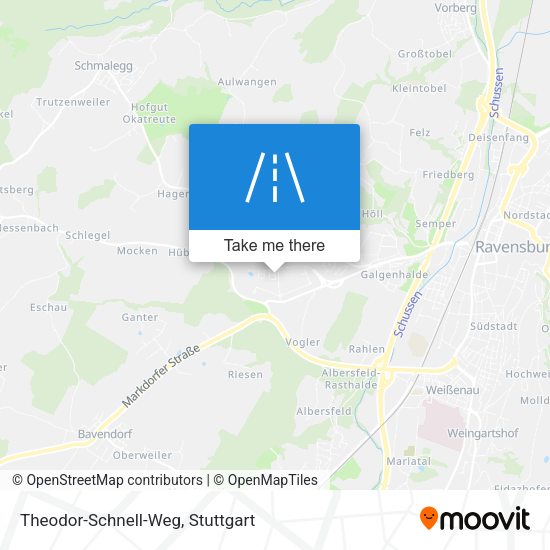 Theodor-Schnell-Weg map