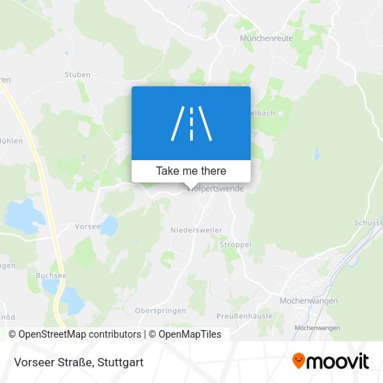 Vorseer Straße map