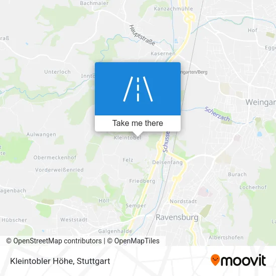 Карта Kleintobler Höhe