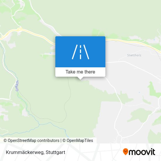 Krummäckerweg map