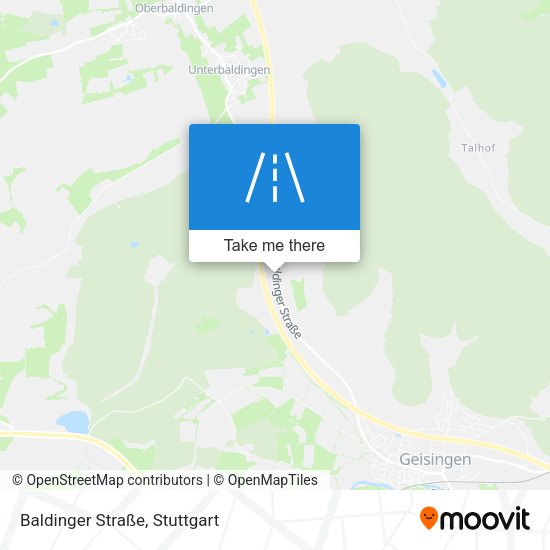 Baldinger Straße map