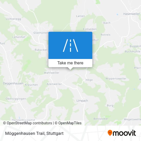 Möggenhausen Trail map