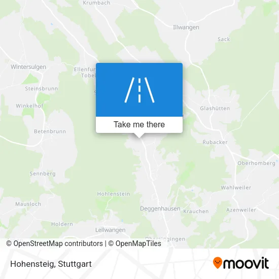 Карта Hohensteig