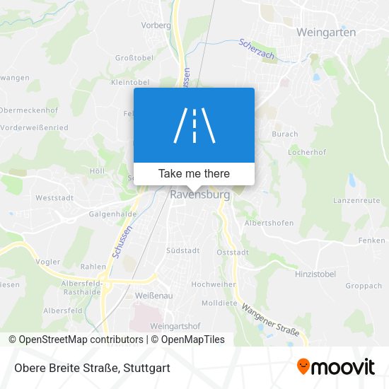 Obere Breite Straße map