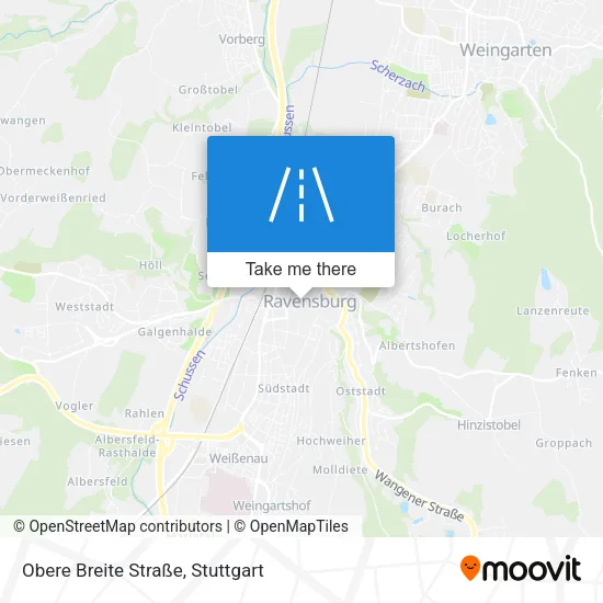 Карта Obere Breite Straße