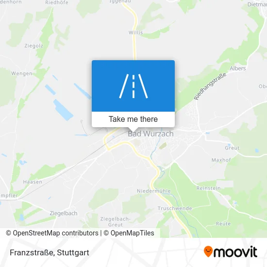 Карта Franzstraße