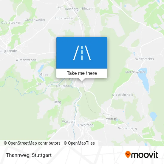 Карта Thannweg