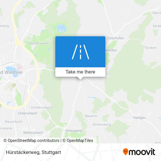 Hürstäckerweg map