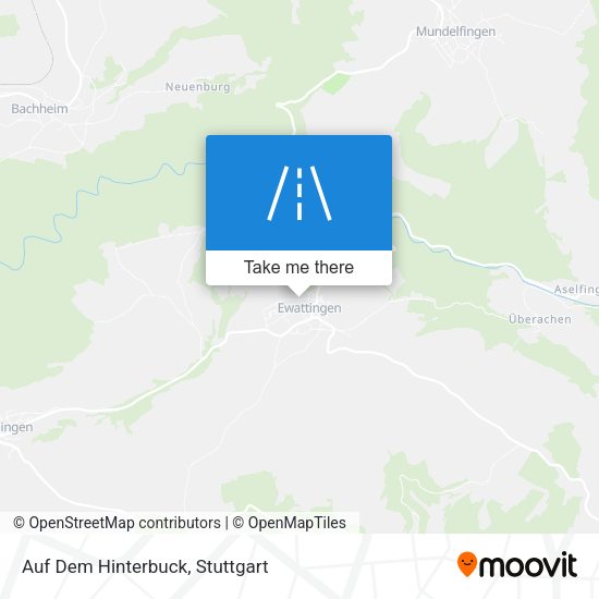 Карта Auf Dem Hinterbuck