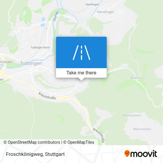 Froschkönigweg map