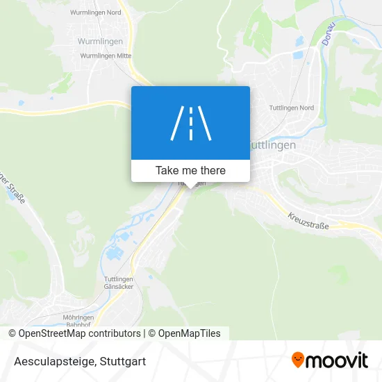 Карта Aesculapsteige