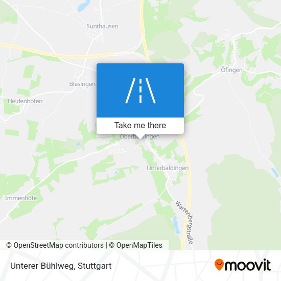 Unterer Bühlweg map