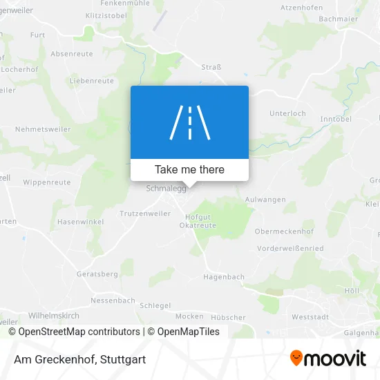 Am Greckenhof map