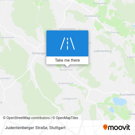 Judentenberger Straße map