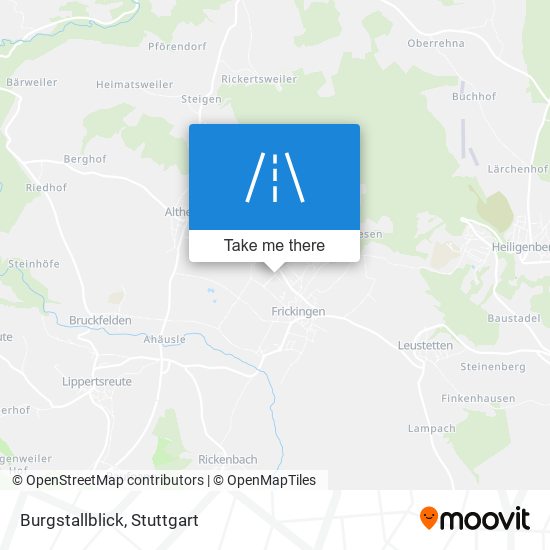 Burgstallblick map