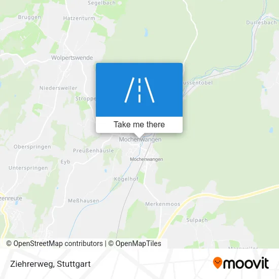 Карта Ziehrerweg