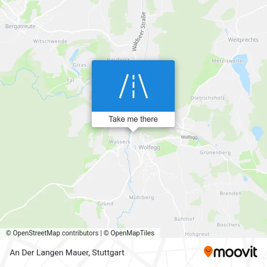 Карта An Der Langen Mauer