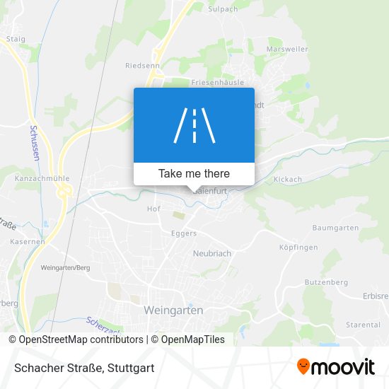 Schacher Straße map