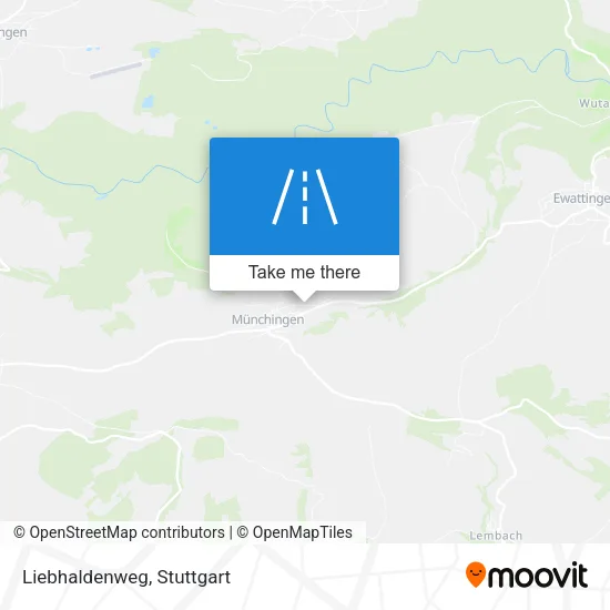 Liebhaldenweg map