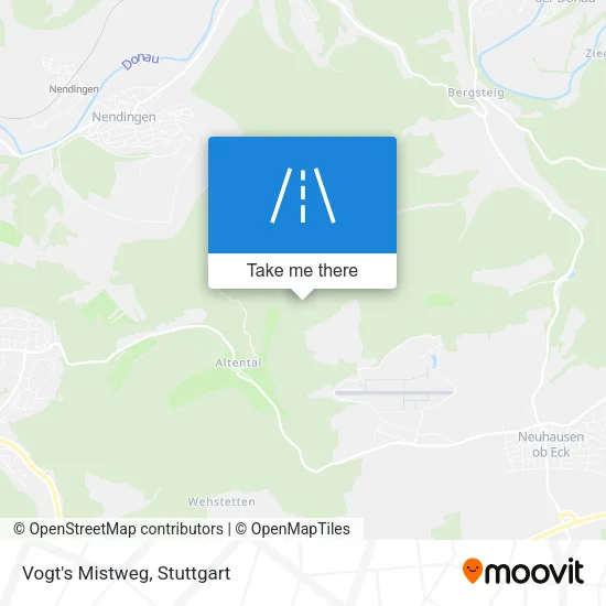 Карта Vogt's Mistweg