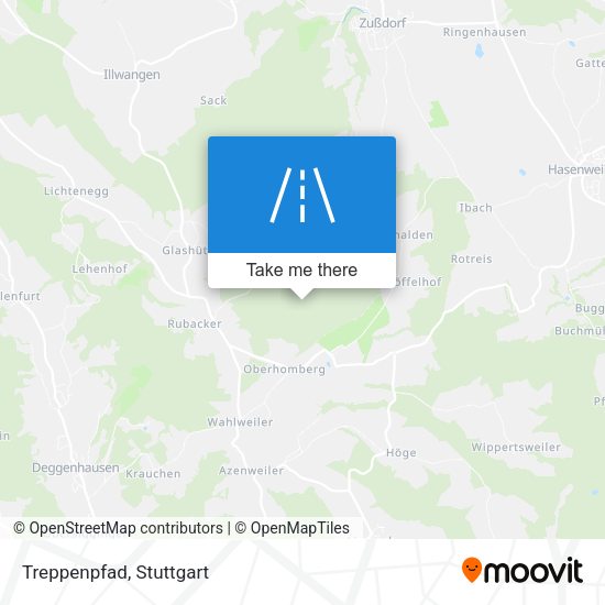 Карта Treppenpfad