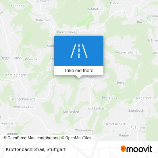 Карта Krottenbächletrail
