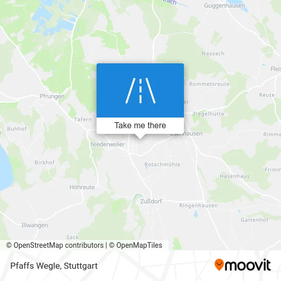 Карта Pfaffs Wegle