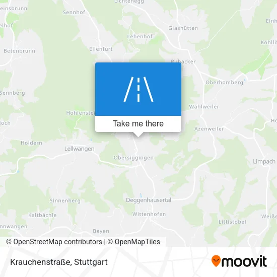 Карта Krauchenstraße