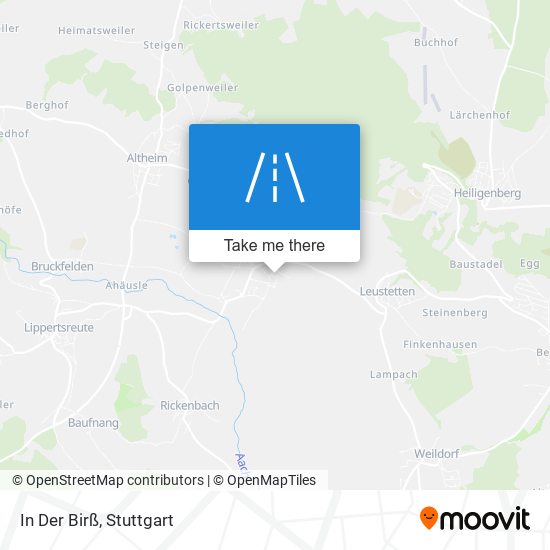 In Der Birß map