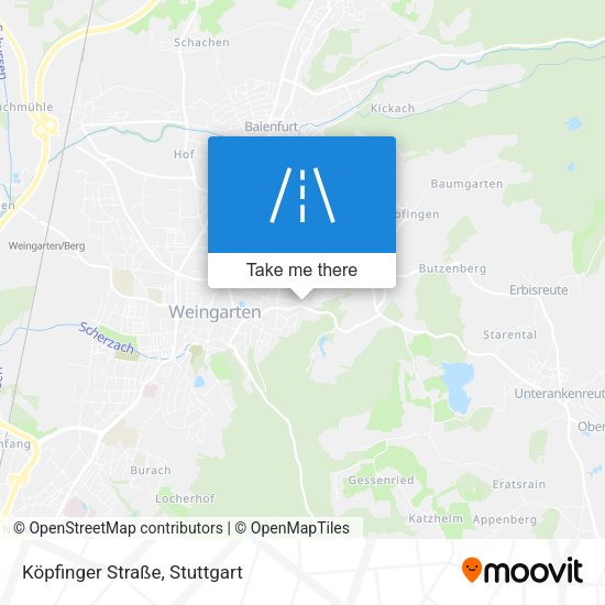 Köpfinger Straße map