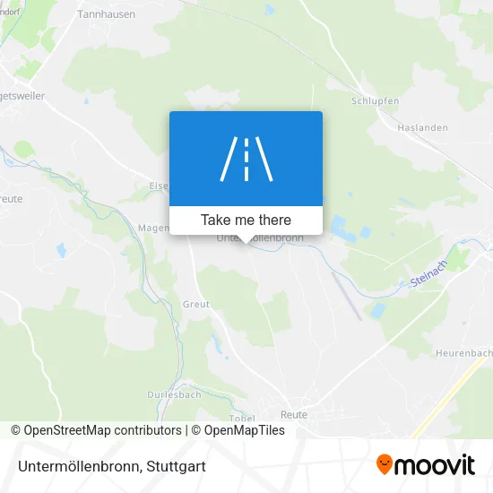 Карта Untermöllenbronn
