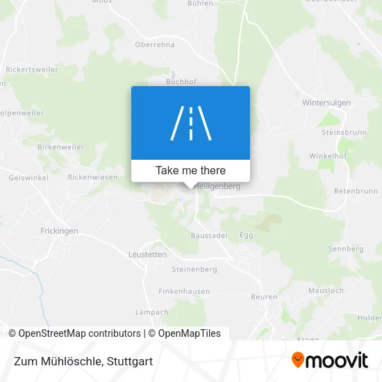Карта Zum Mühlöschle