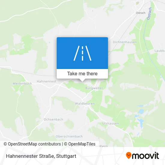 Карта Hahnennester Straße