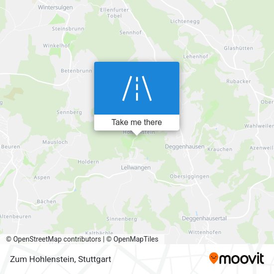 Карта Zum Hohlenstein