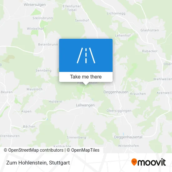 Карта Zum Hohlenstein