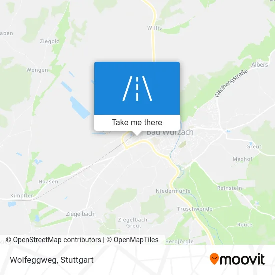 Карта Wolfeggweg