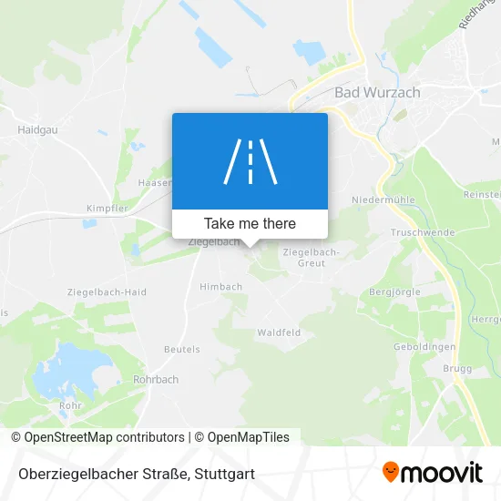 Oberziegelbacher Straße map