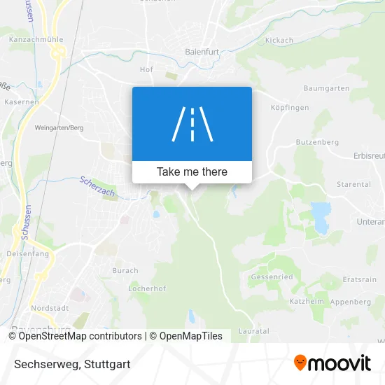 Карта Sechserweg