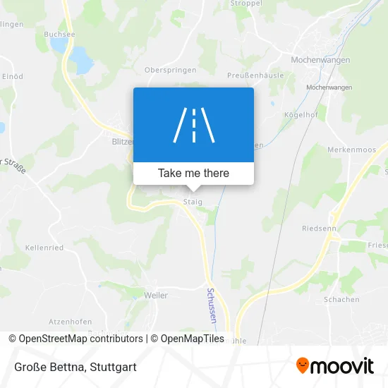 Große Bettna map