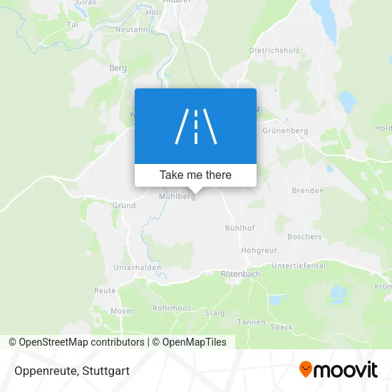 Oppenreute map