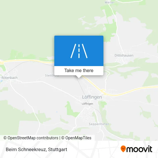 Карта Beim Schneekreuz