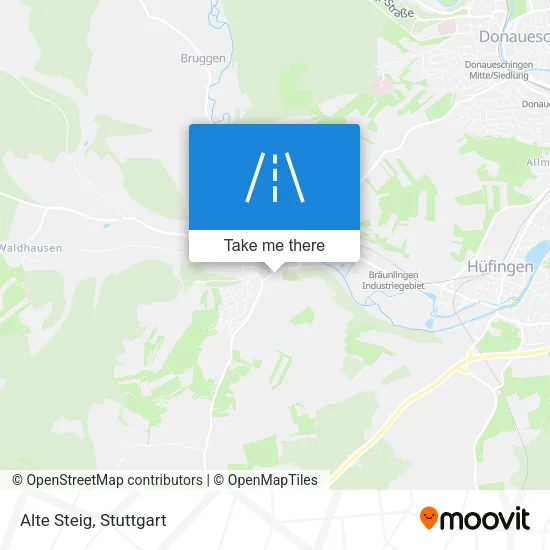 Карта Alte Steig