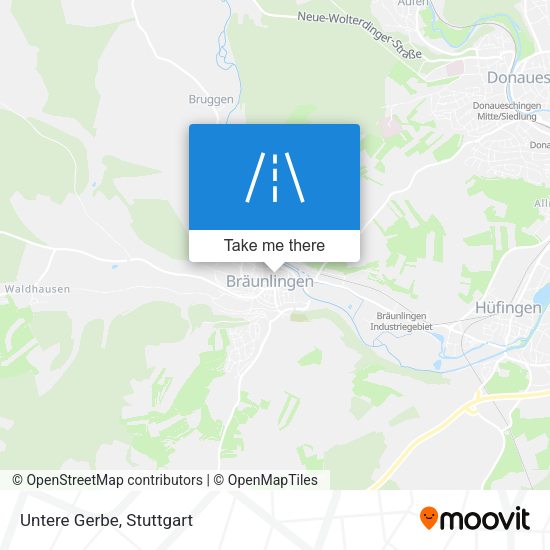 Карта Untere Gerbe