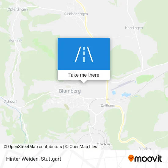 Карта Hinter Weiden